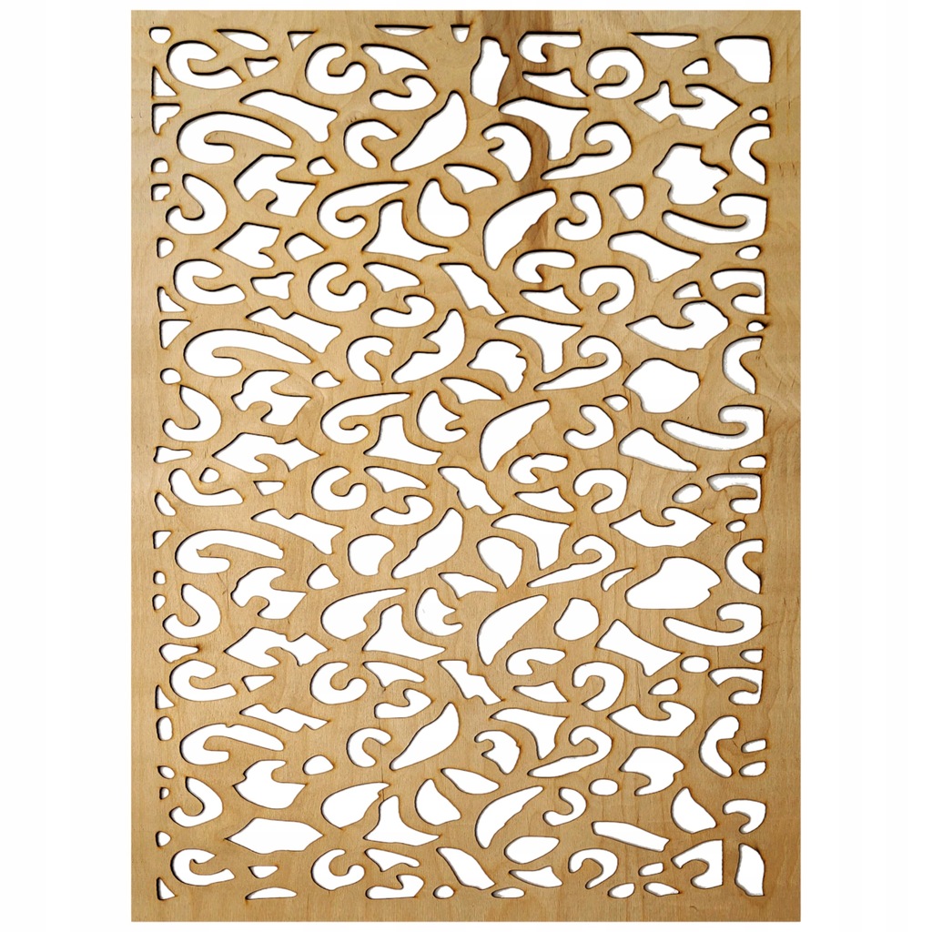 Dekorativní stěna s ažurovou krajkou 89 x 59 cm, panel na míru, tloušťka 5 mm