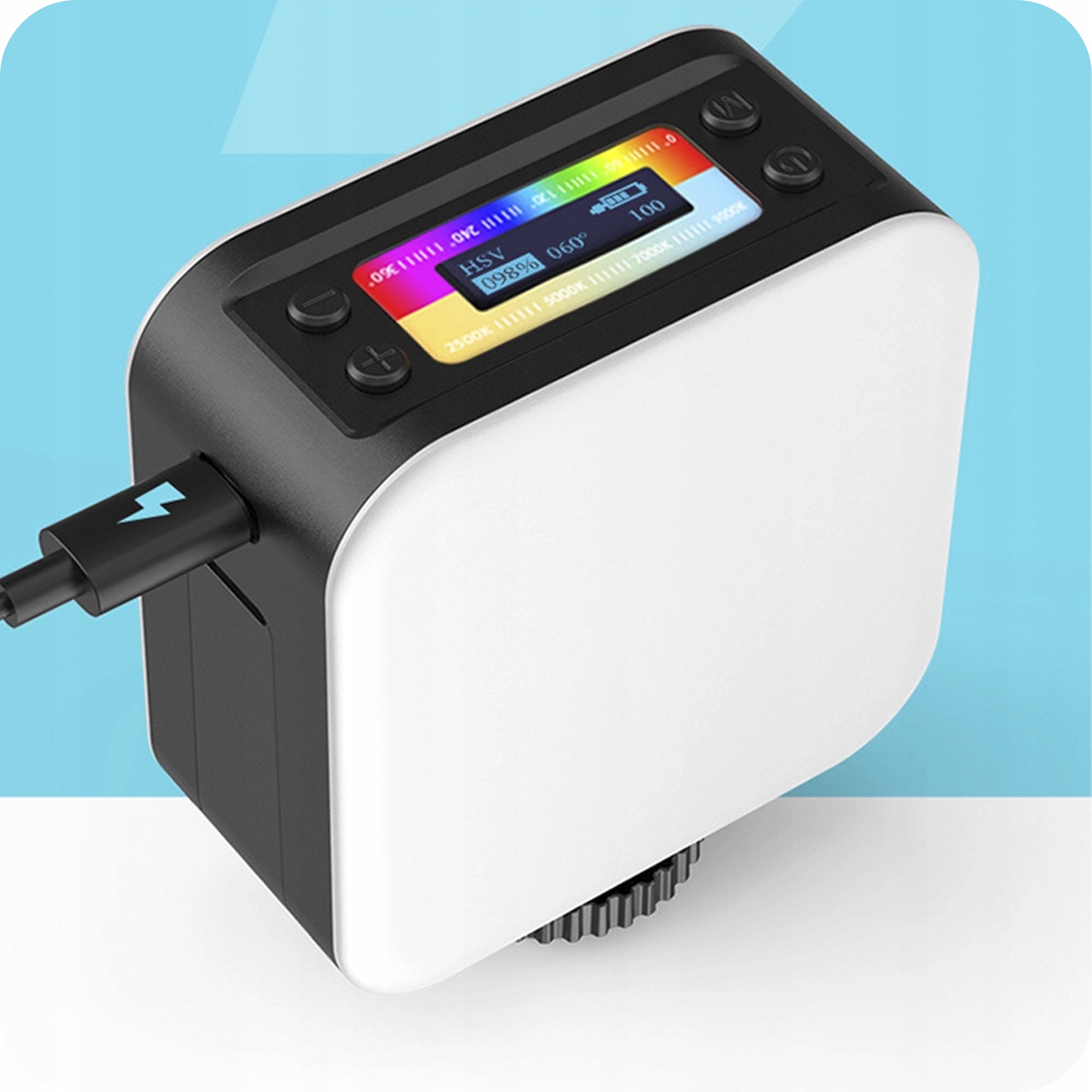 Lampa LED RGB Oświetlenie Ciągłe Aku 2000mAh Malowanie Światłem Efekty Model LED-D02