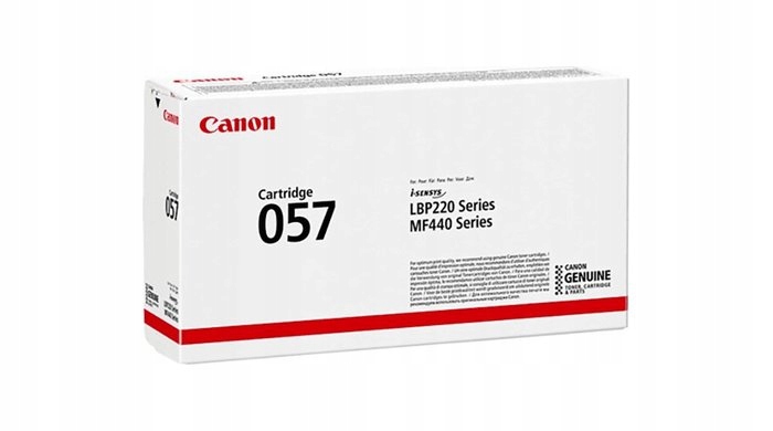 Originálny čierny toner Canon i-SENSYS LBP220, MF440 (CRG057,