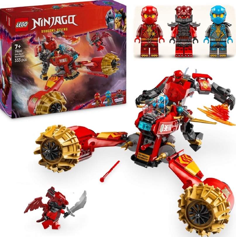 Lego Ninjago Burzowy Jezdziec Mech Bojowy Kaia Kai Robot Maszyna Zestaw