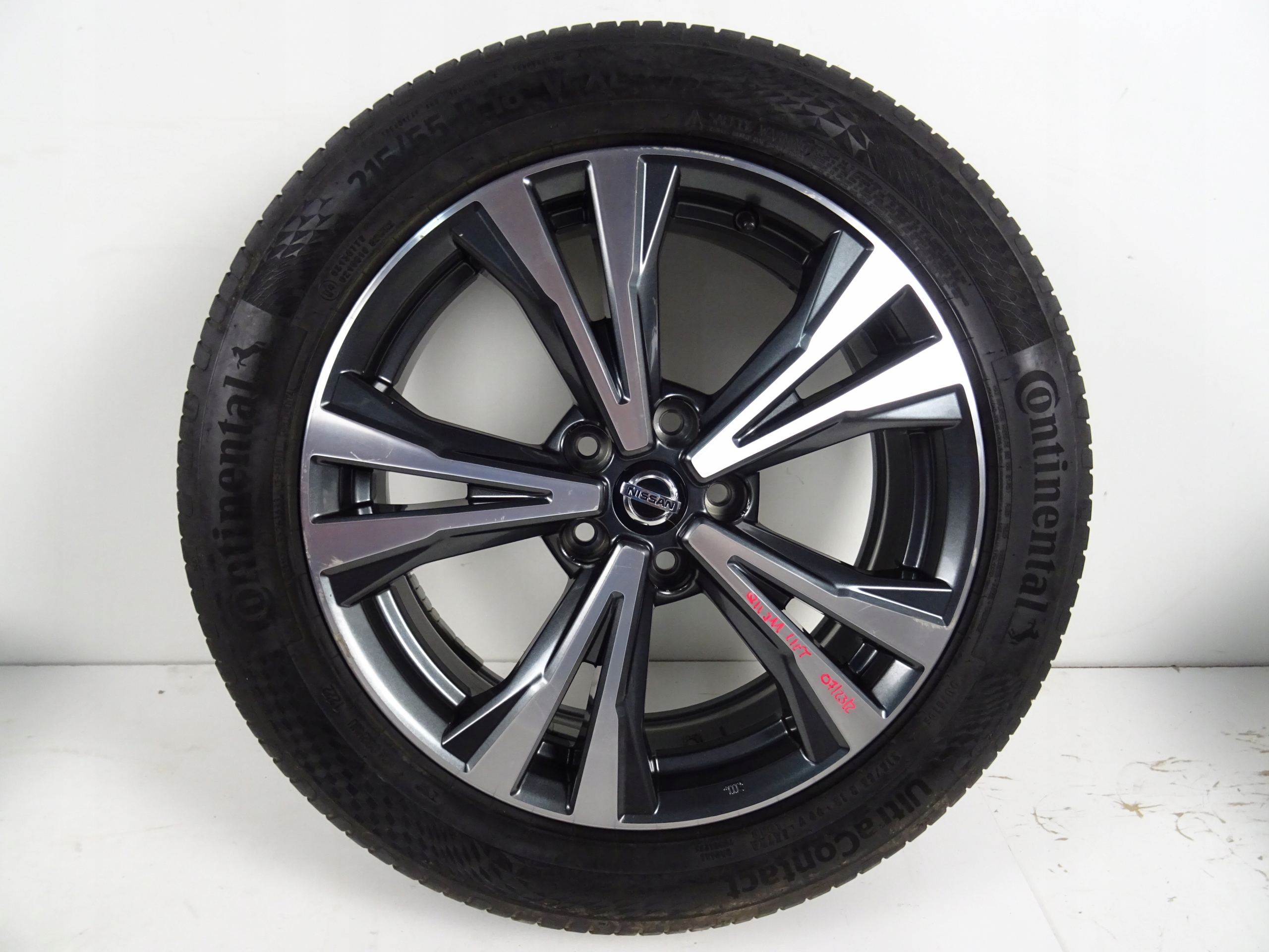 QASHQAI II J11 LIFT ALUFELGI KOŁA 215/55/R18 Marka opon Continental