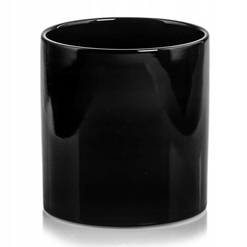 

Czarna osłonka na doniczkę walec 13 cm doniczka