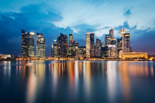 

Fototapeta flizelina na wymiar Singapur
