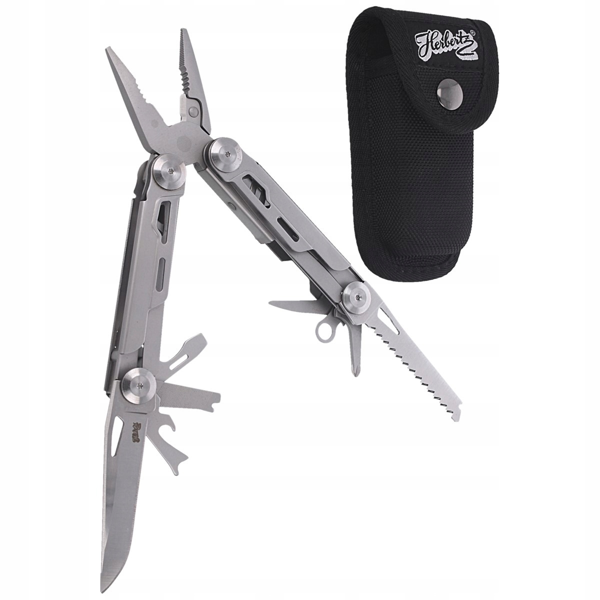 Multitool Herbertz Selektion nerezová ocel, satén (53025)