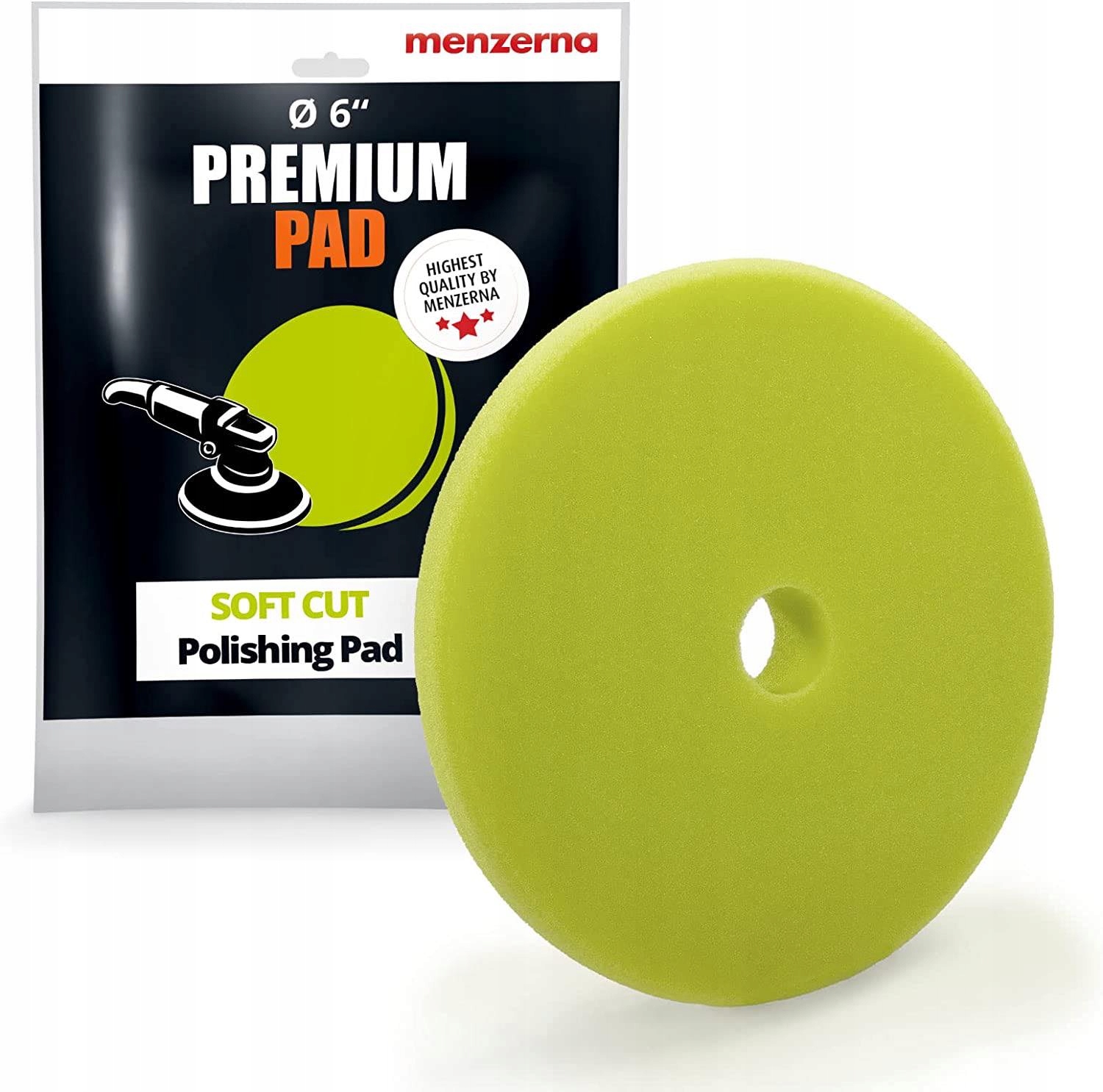 

Menzerna Premium Pad Soft Cut Green 150mm Foam