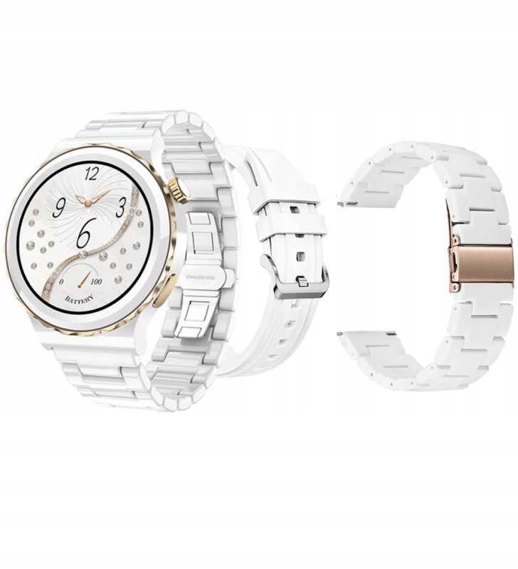 2 x Chytré Hodinky Dámské GT3 Pro Tlak Tepová Frekvence Pl Vel