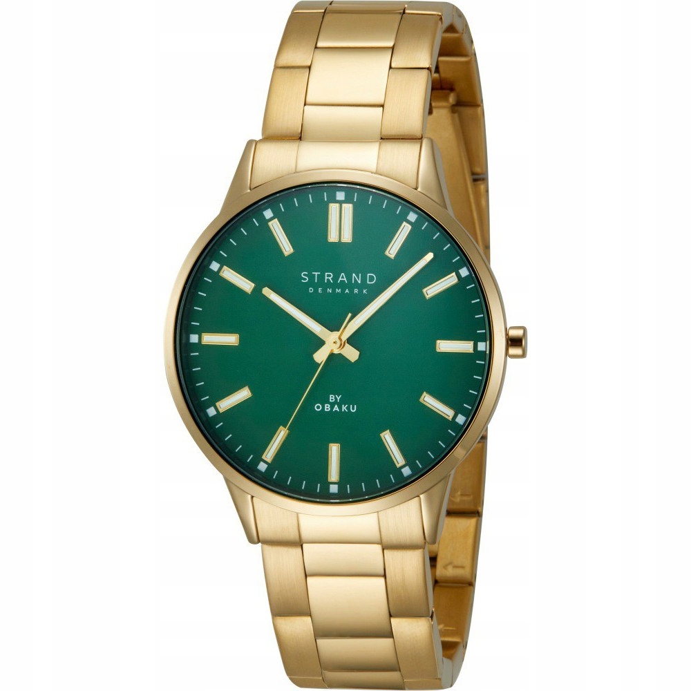 Pánské Hodinky Strand S747GXGESG zlatý náramek