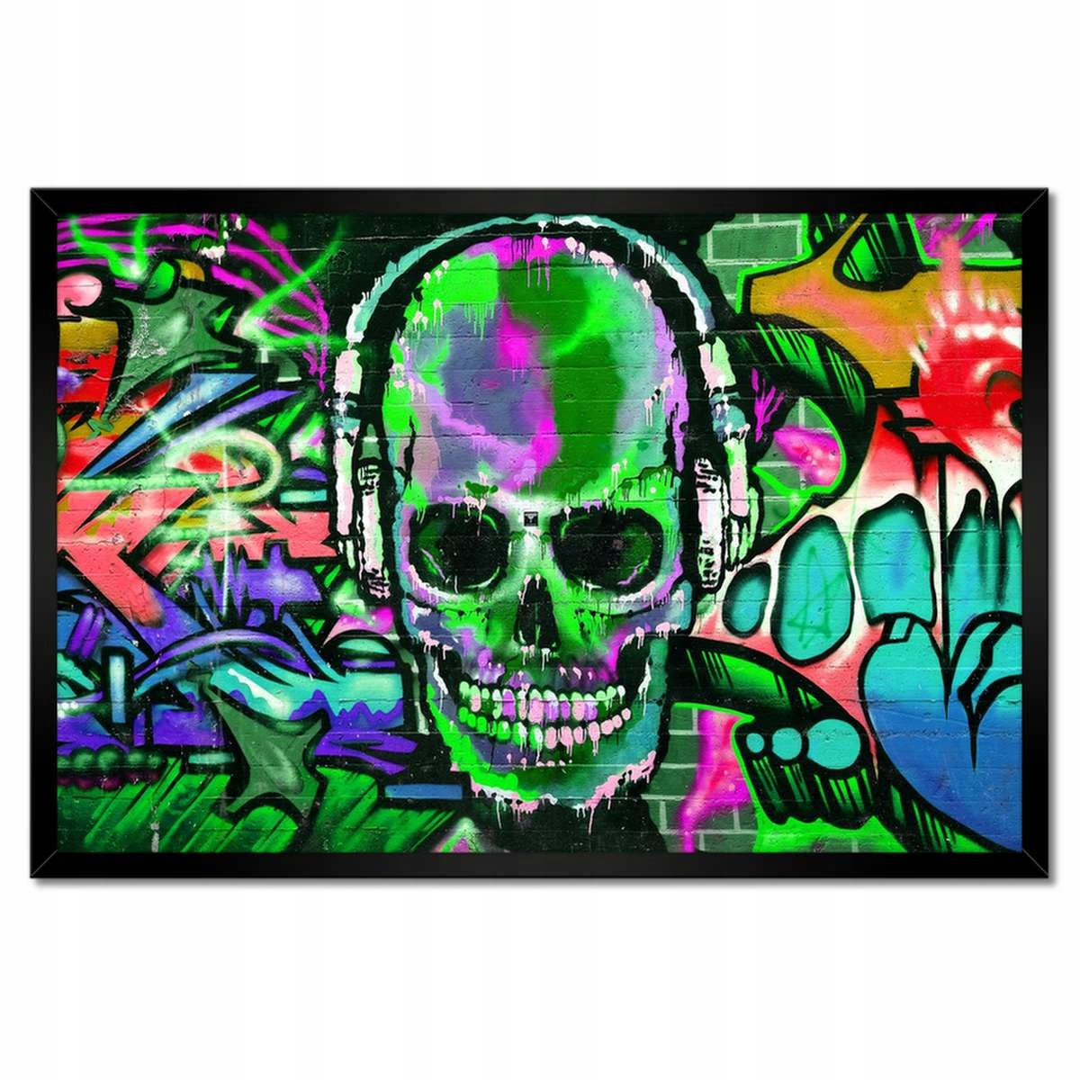 Plakáty v rámu 60x40 Graffiti Pouliční umění