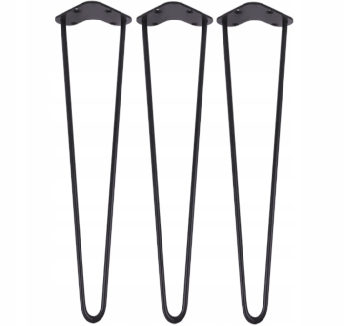 

Noga metalowa do stołu Hairpin Legs 48cm 3szt