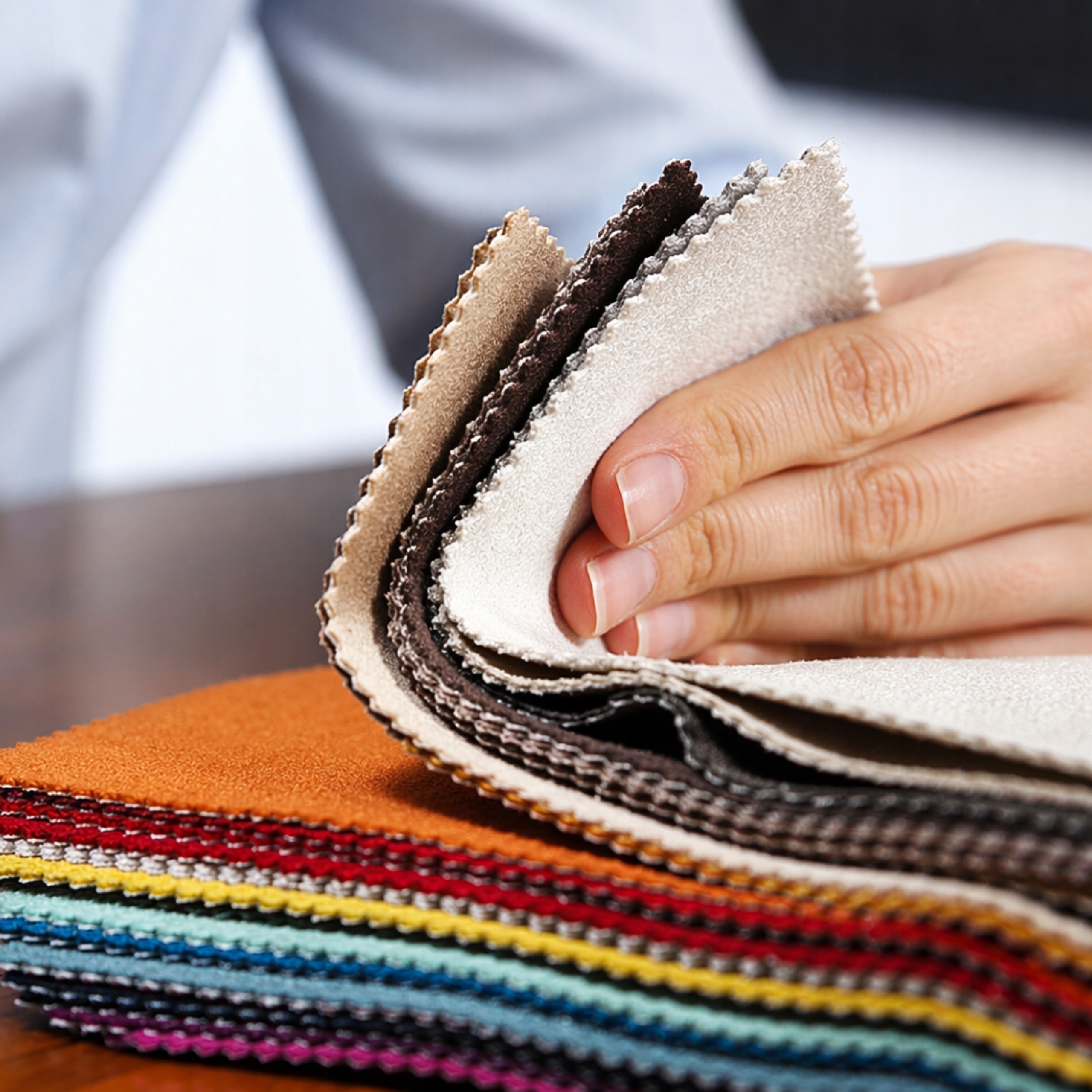 Próbnik tkanin tapicerskich