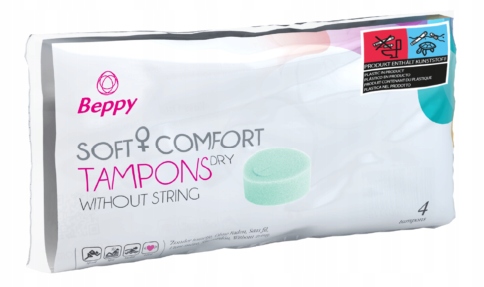 

Beppy Soft+Comfort Tampon Dry 4 szt bez sznurka