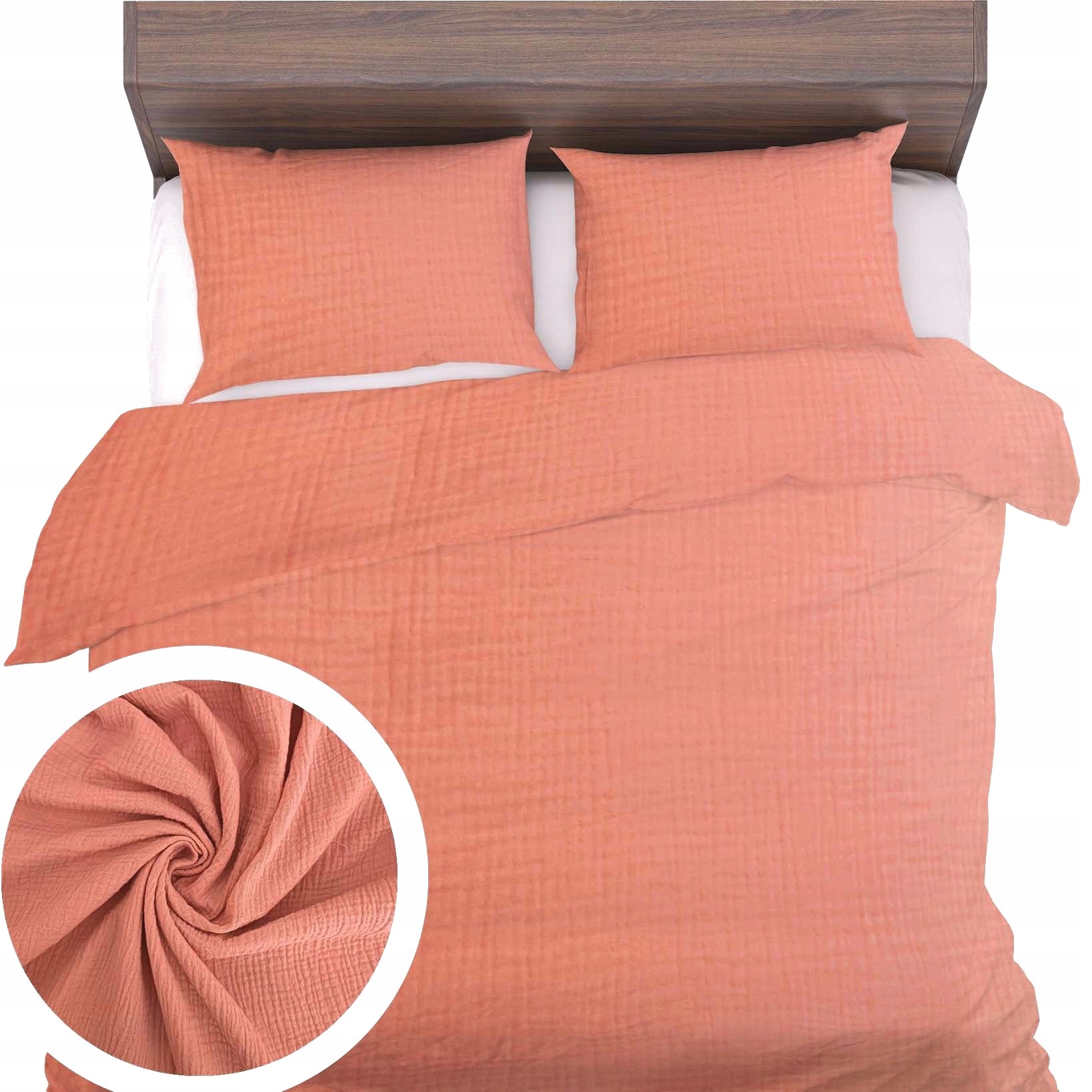 Povlečení Mušelín 140x200+1x40x60 Povlaky jemné prodyšné eko mušelínové