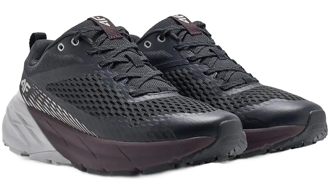 Męskie buty sportowe sneakersy 4F FOTSM037 50S czarny 43