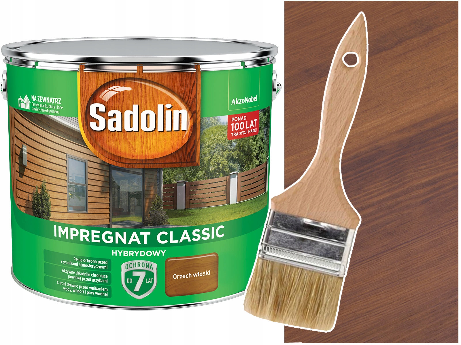 

Sadolin Classic Hybrydowy Orzech Włoski 4,5L