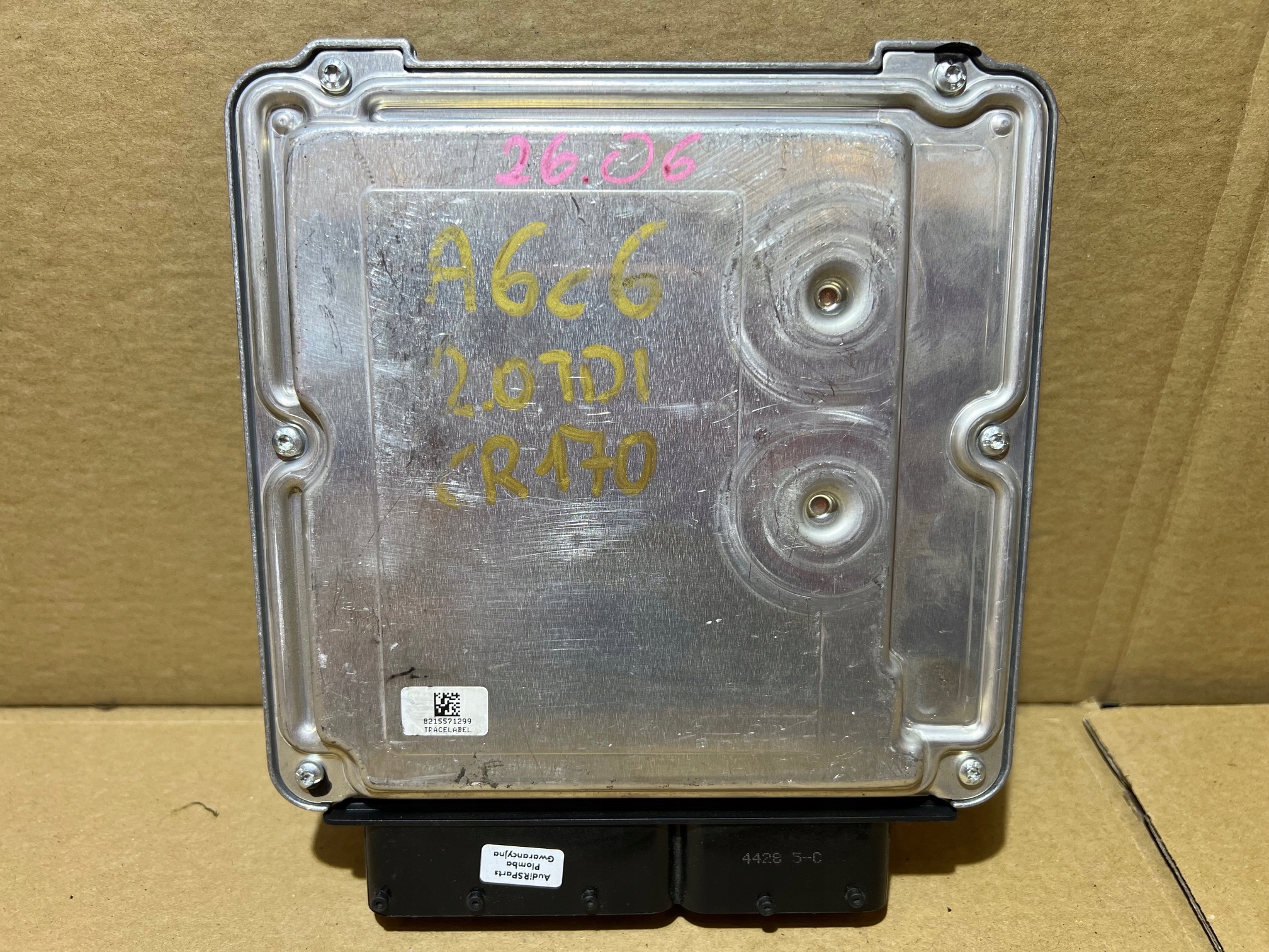 AUDI A6 C6 2.0 TDI control unit computer of the engine 03L906022FH