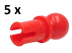 

Lego Red Technic Pin with Ball 6628a 5szt