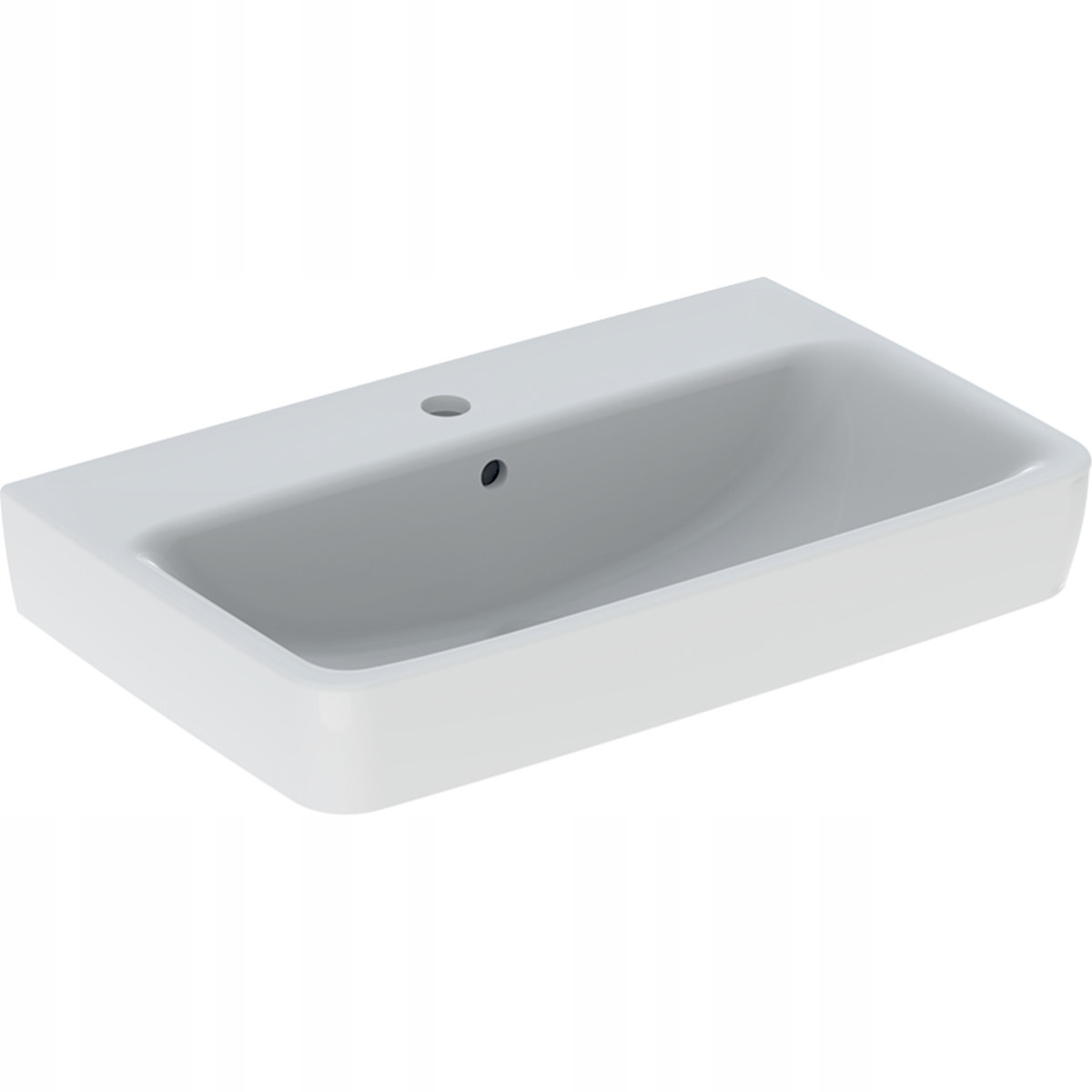 Umywalka Selnova Compact B65 cm, H17.5 cm, T40 cm,