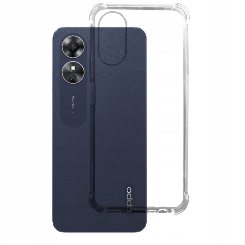 

Etui Jelly Anti Shock do Oppo A17 bezbarwne