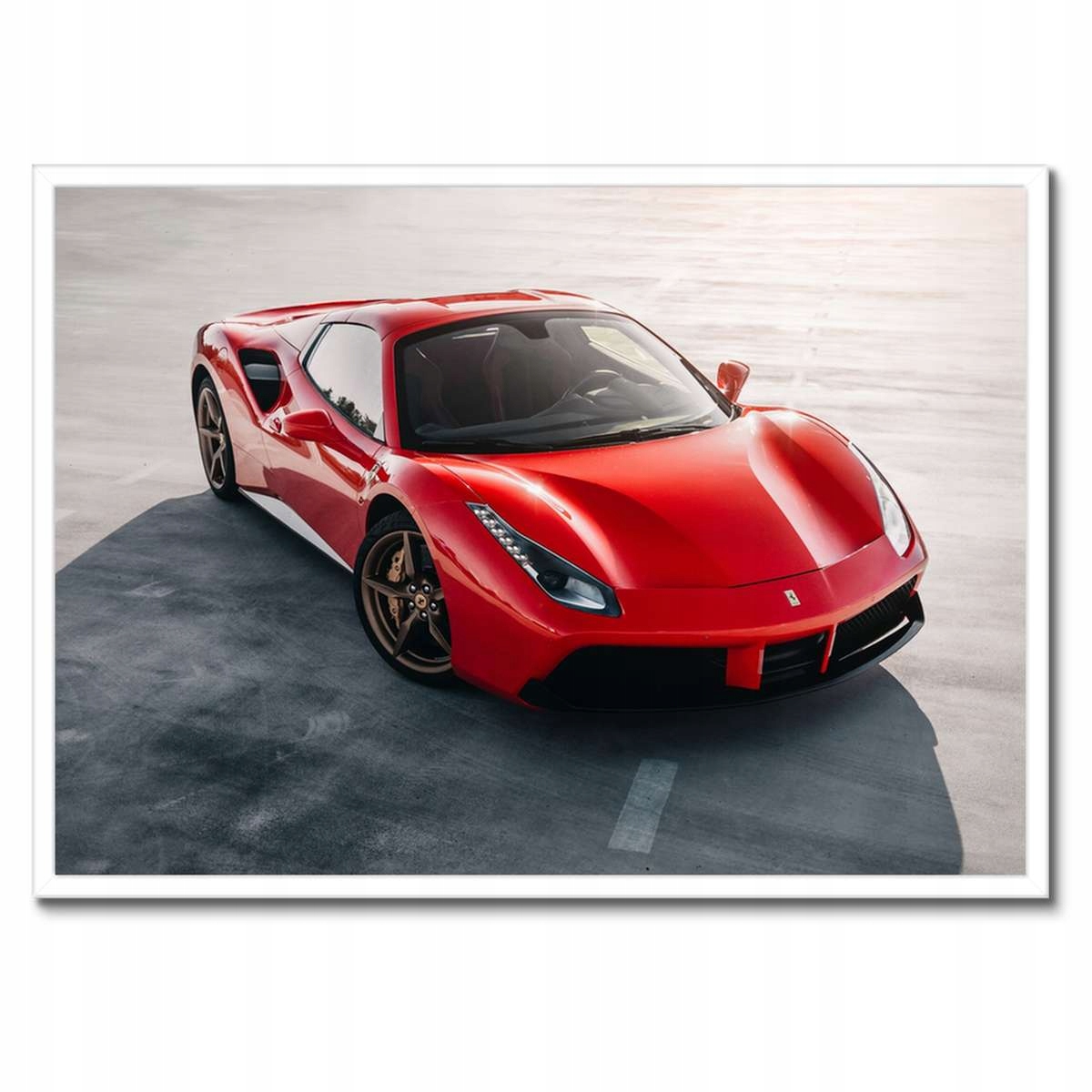 Plakáty v rámu 70x50 Červené Ferrari Střela