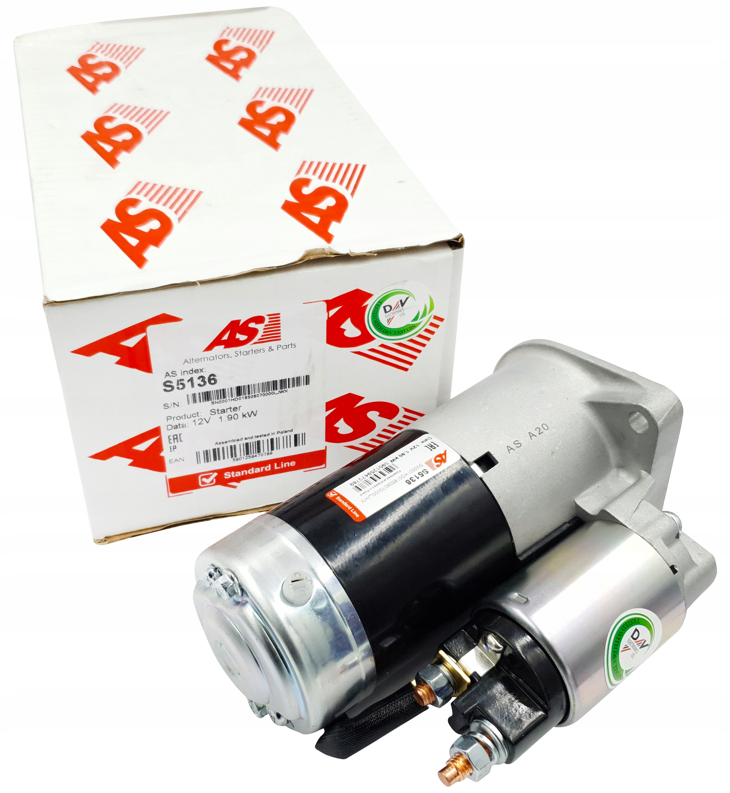 

As Rozrusznik 12V Fiat Punto 1.9JTDM Tipo 1.6D