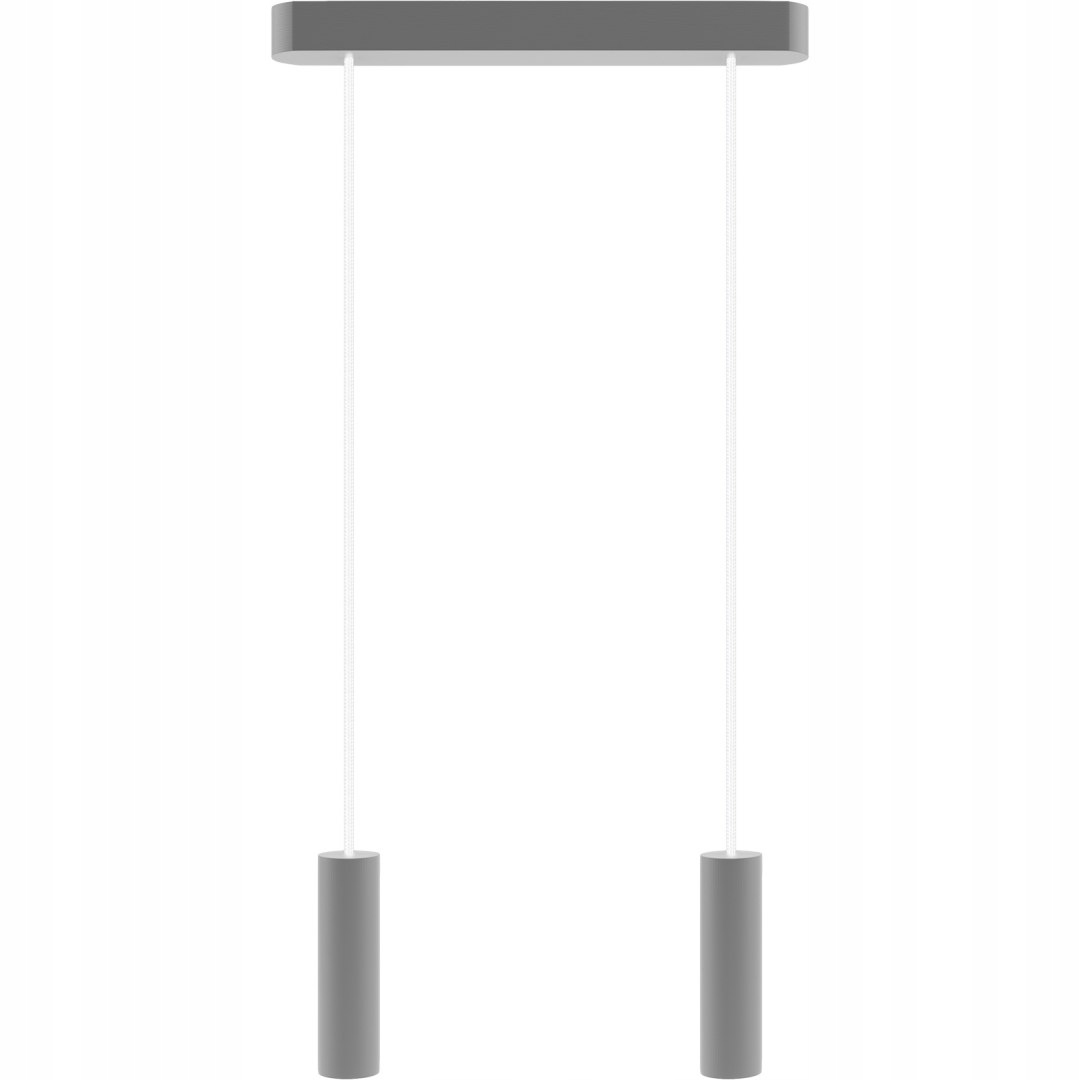 Závesná lampa šedá Madera 2 pl