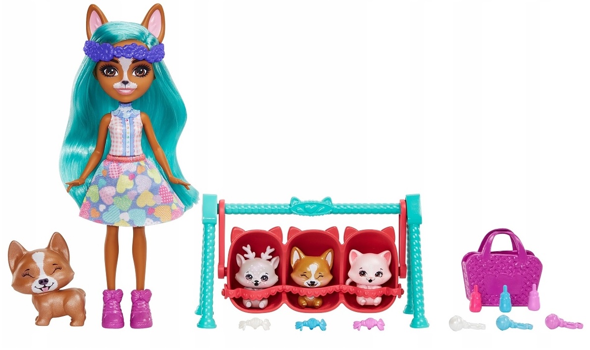 ENCHANTIMALS BABY BEST FRIENDS + LALKA 4900 Marka Mattel