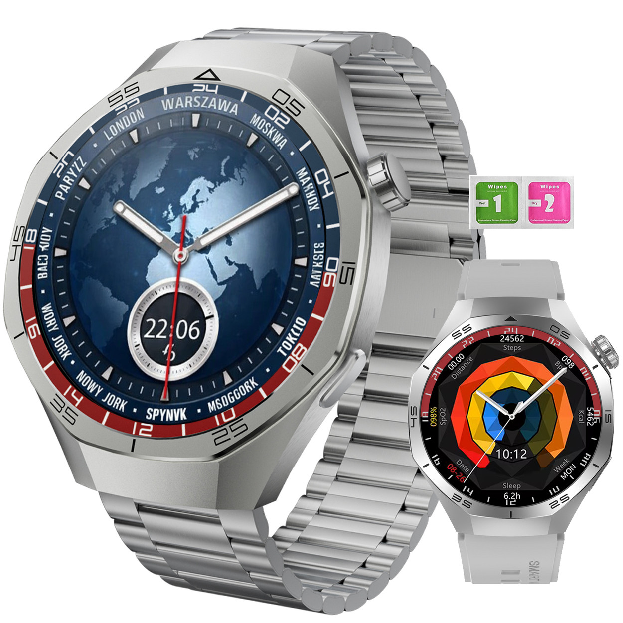 Chytré Hodinky Hodinky Pl Hovory Sos Svítilna Puls Kyslík Cukr Kroky Sport