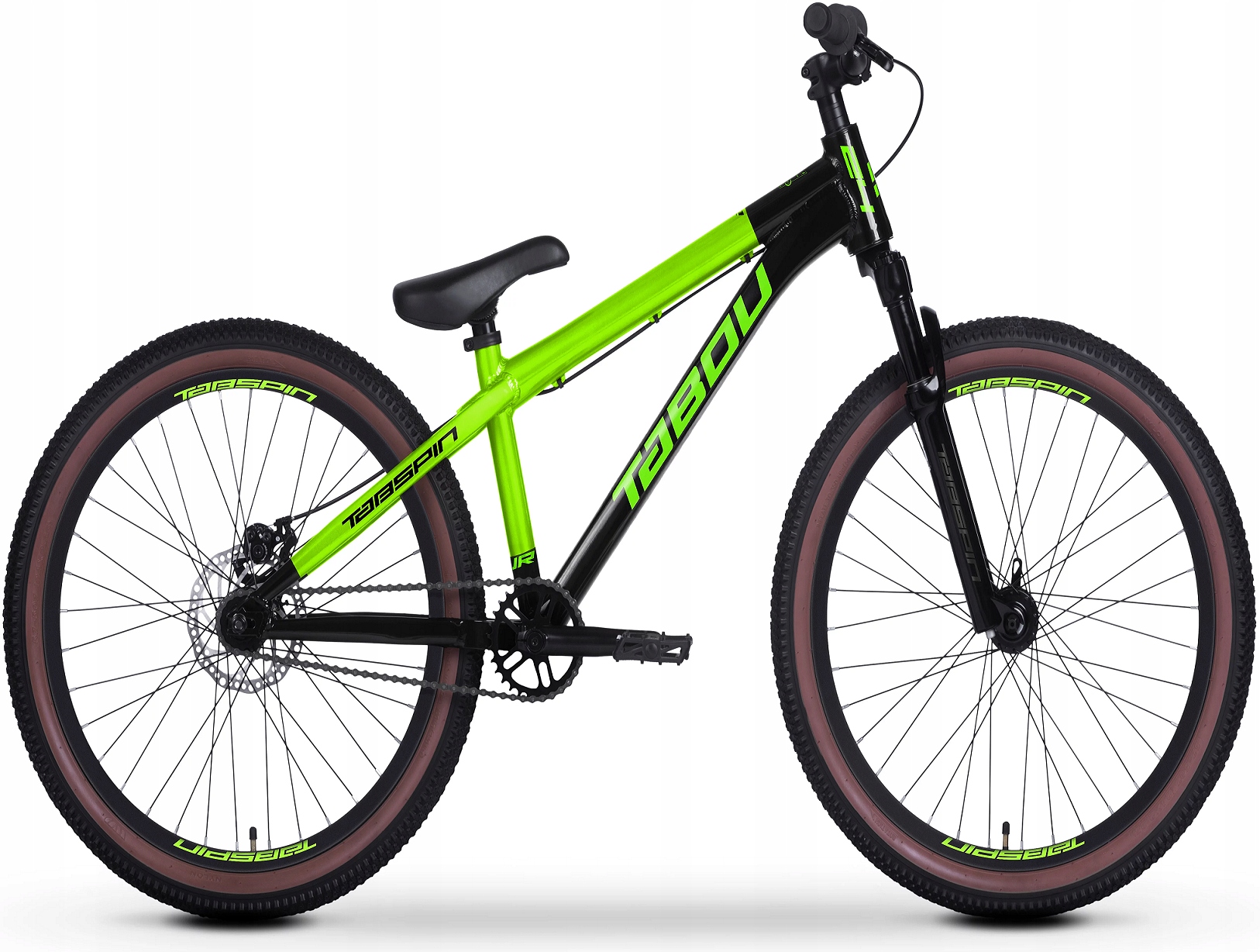 Rower Dirt Tabou Tabspin Jr 24" black lime