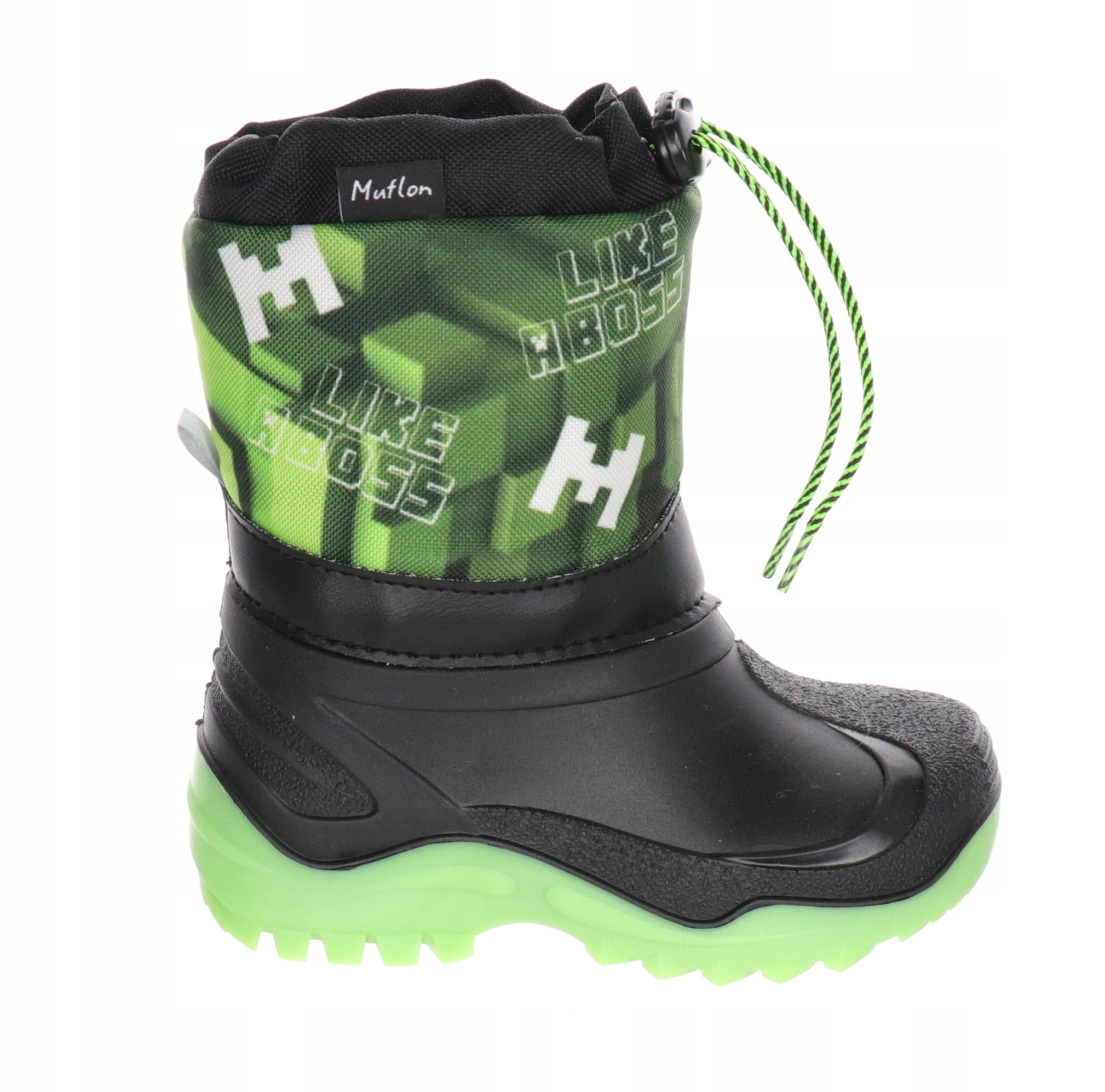 RENBUT MUFLON ŚNIEGOWCE OCIEPLANE WEŁNA ZIMOWE TRAPERY R.25/26 Rozmiar 25