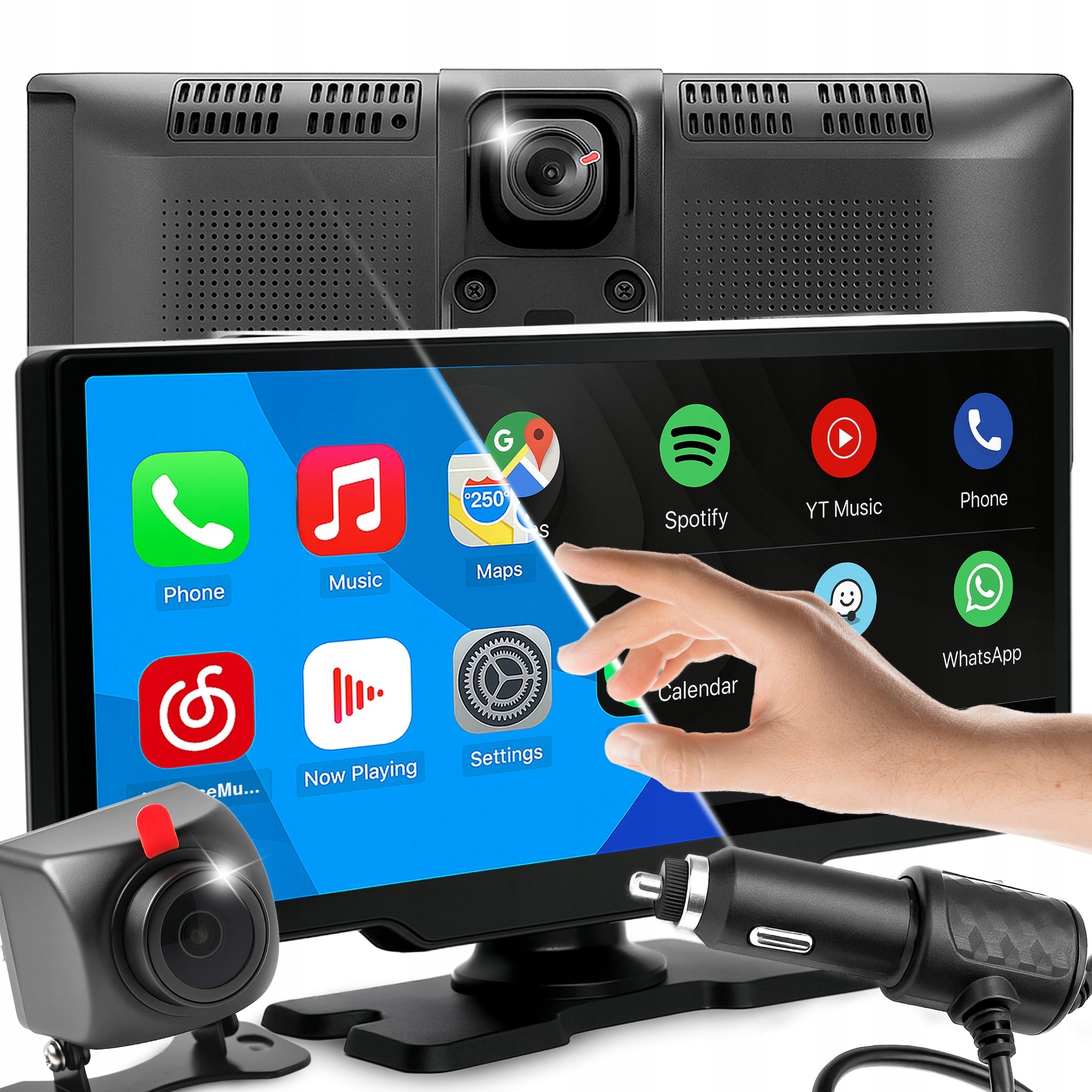 Autorádio Bluetooth Android Auto Apple Carplay 1DIN Obrazovka 10,26''