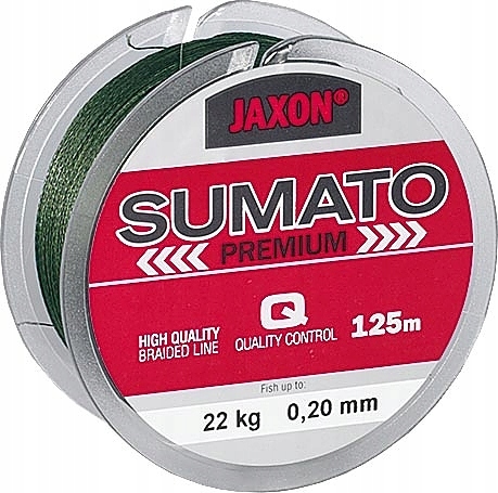 Plecionka Sumato Ciemna Zieleń 0,20mm 125m Jaxon