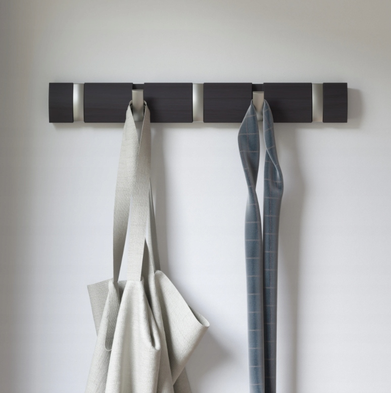 Věšák Flip šedý/nikl Industrial Loft