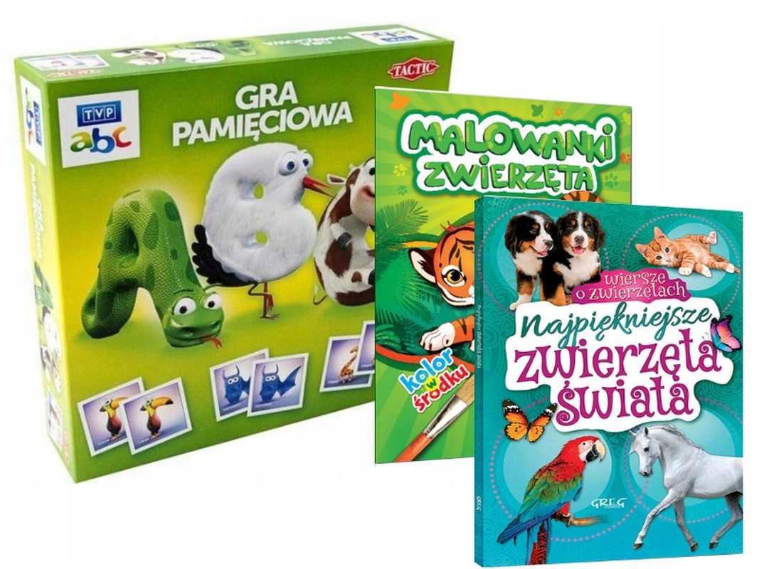 

Najpiękniejsze Zwierzęta Świata Gra +kolorowanka