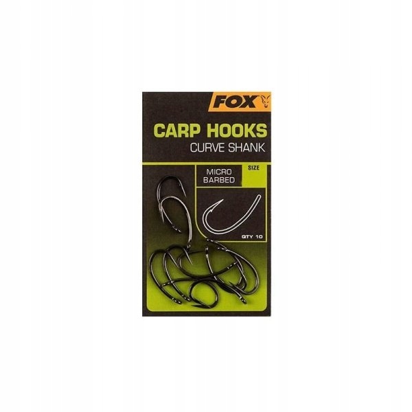 Fox haki karpiowe Carp Hooks Curve Shank Nr 4 CHK232
