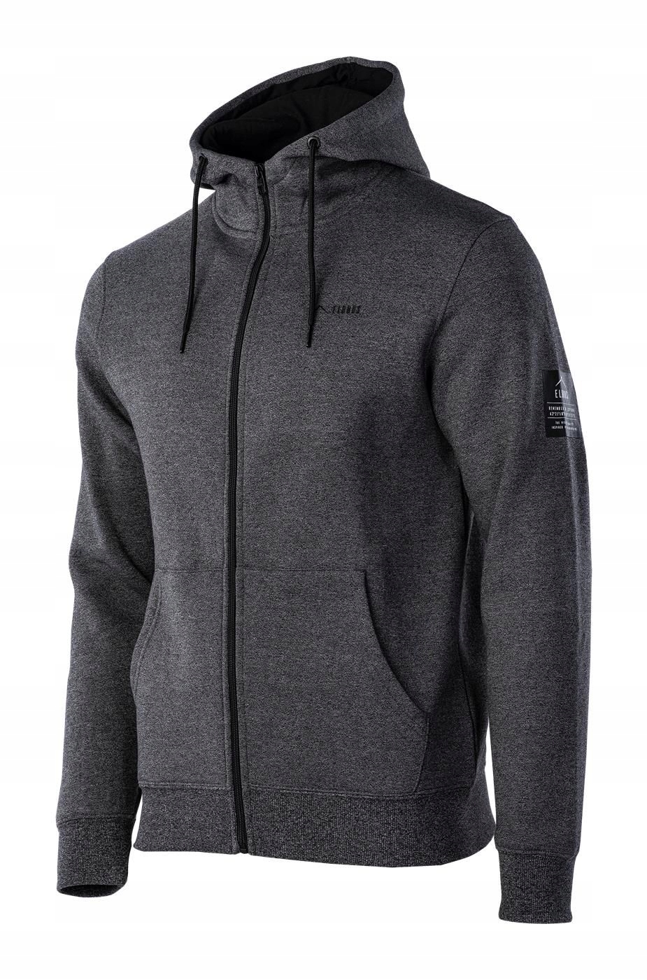Mikina podšitá fleecem Elbrus Chiano šedá M