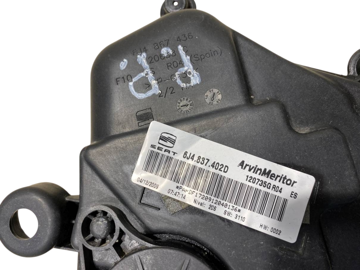 window regulator right front IBIZA IV 6J4837402D 6J4867436 6R0959802P