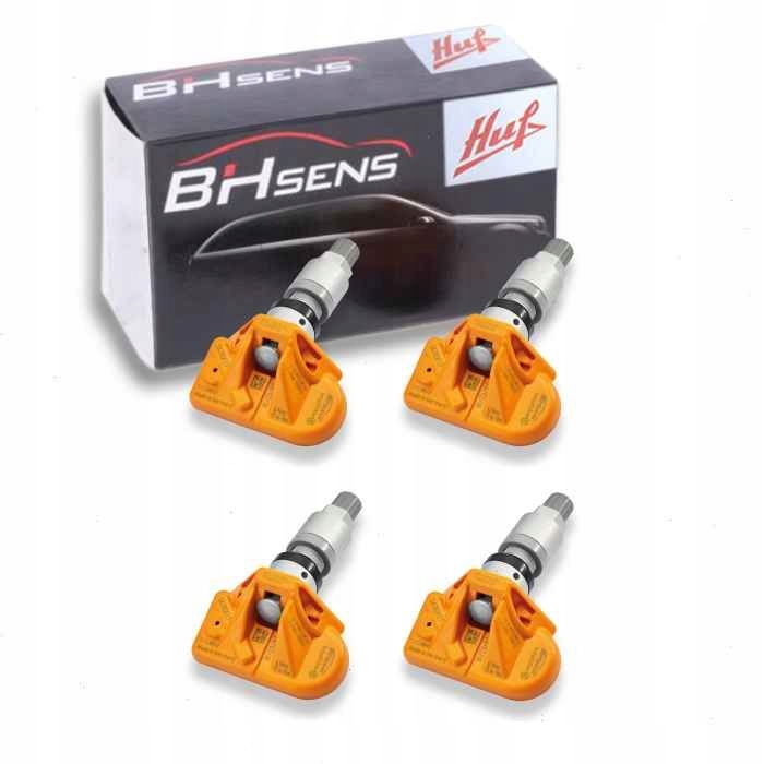 4x snímače tlaku Tpms Opel 13598773, 13597645, nemecký senzor Huf