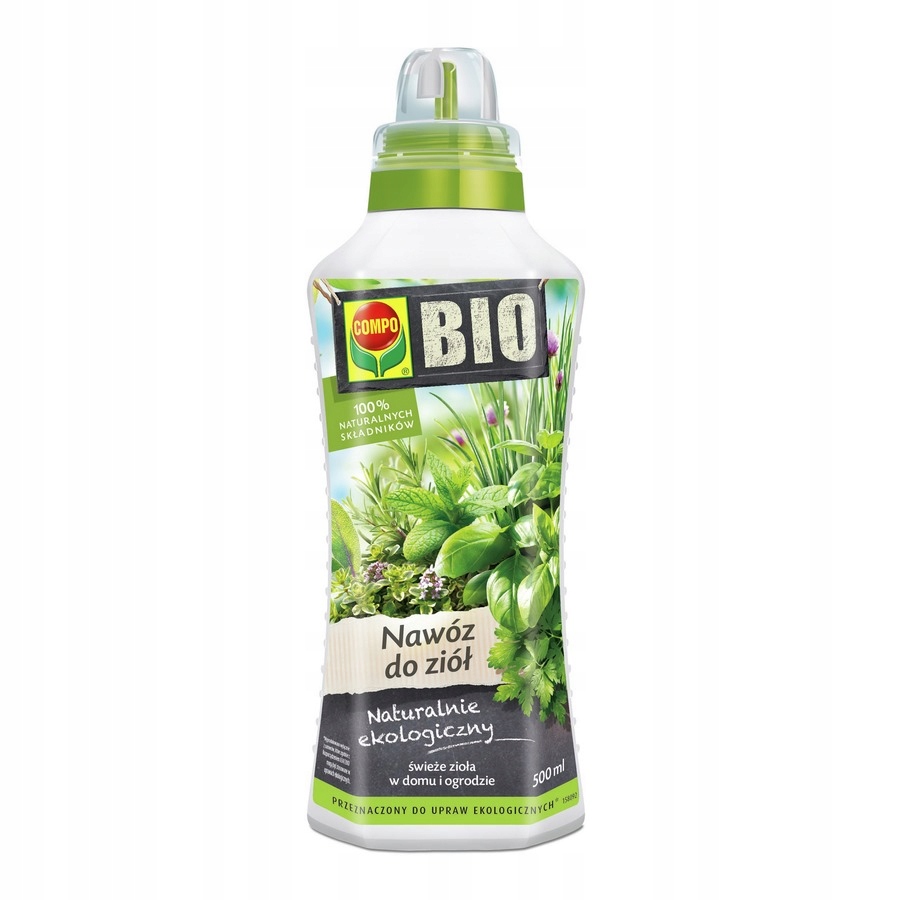 

Nawóz Bio do Ziół 0,5l płynny Compo Bezpieczny