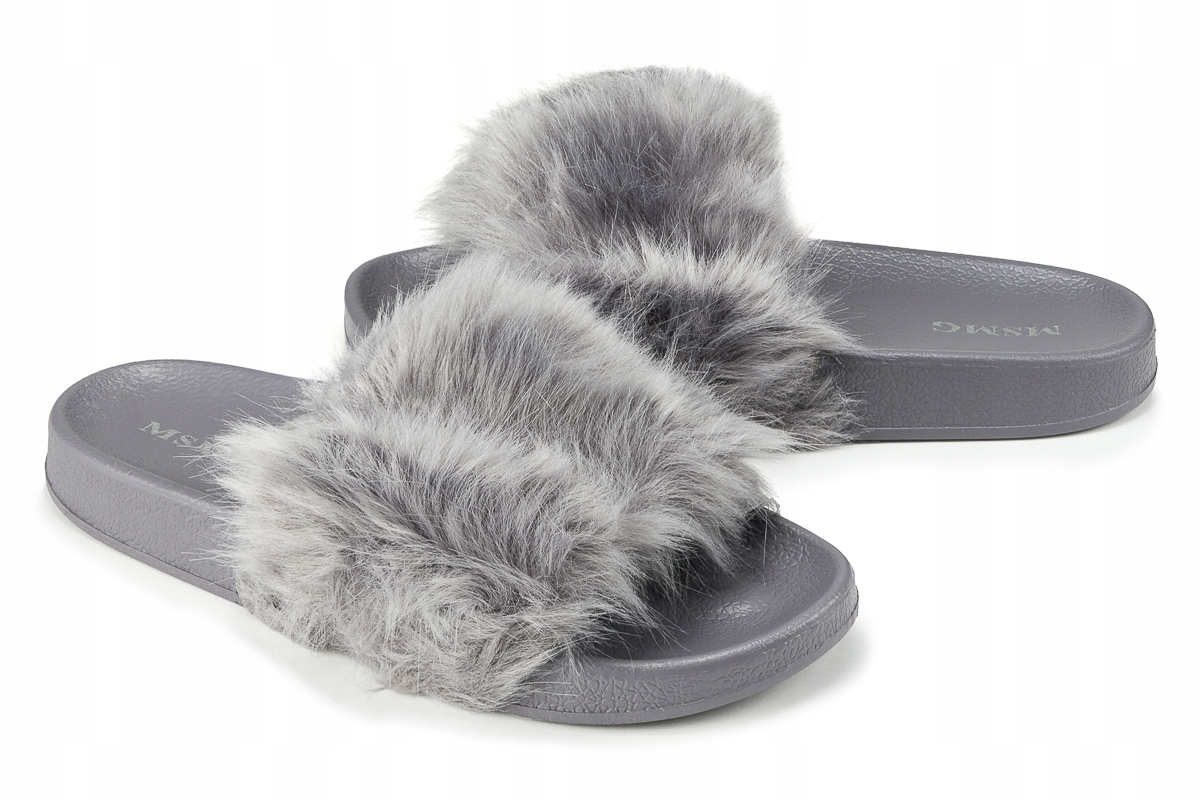 KLAPKI Z FUTERKIEM CIEPŁE KAPCIE MIĘKKIE FUTERKO P4