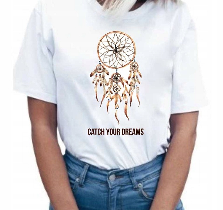 

Koszulka damska Boho Oversize bawełniana XL