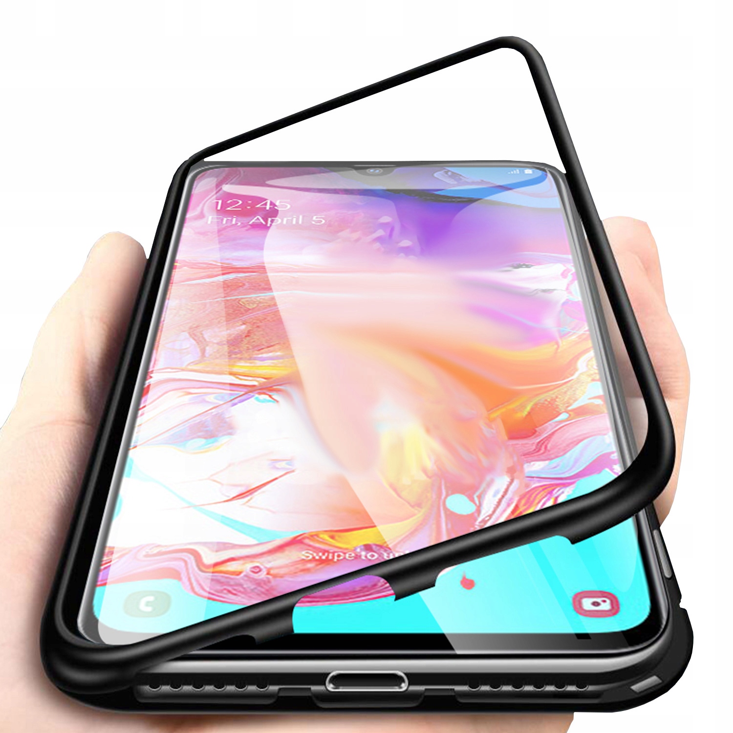 

Etui Magnetyczne 3w1 2xSZKŁO do Huawei P40 Pro