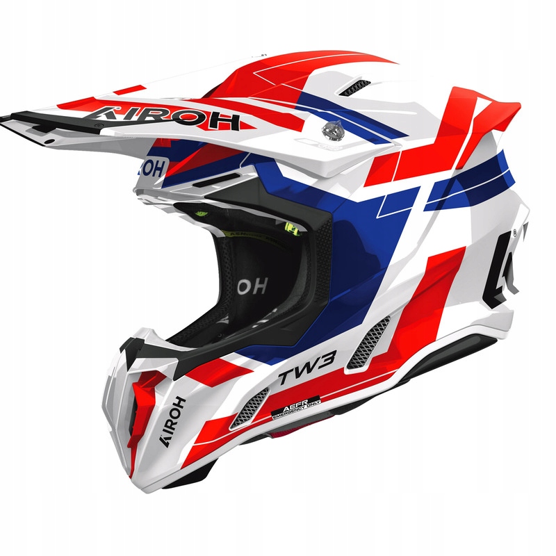 Motocyklová Prilba Airoh Twist 3 Dynasty Blue Red Gloss S