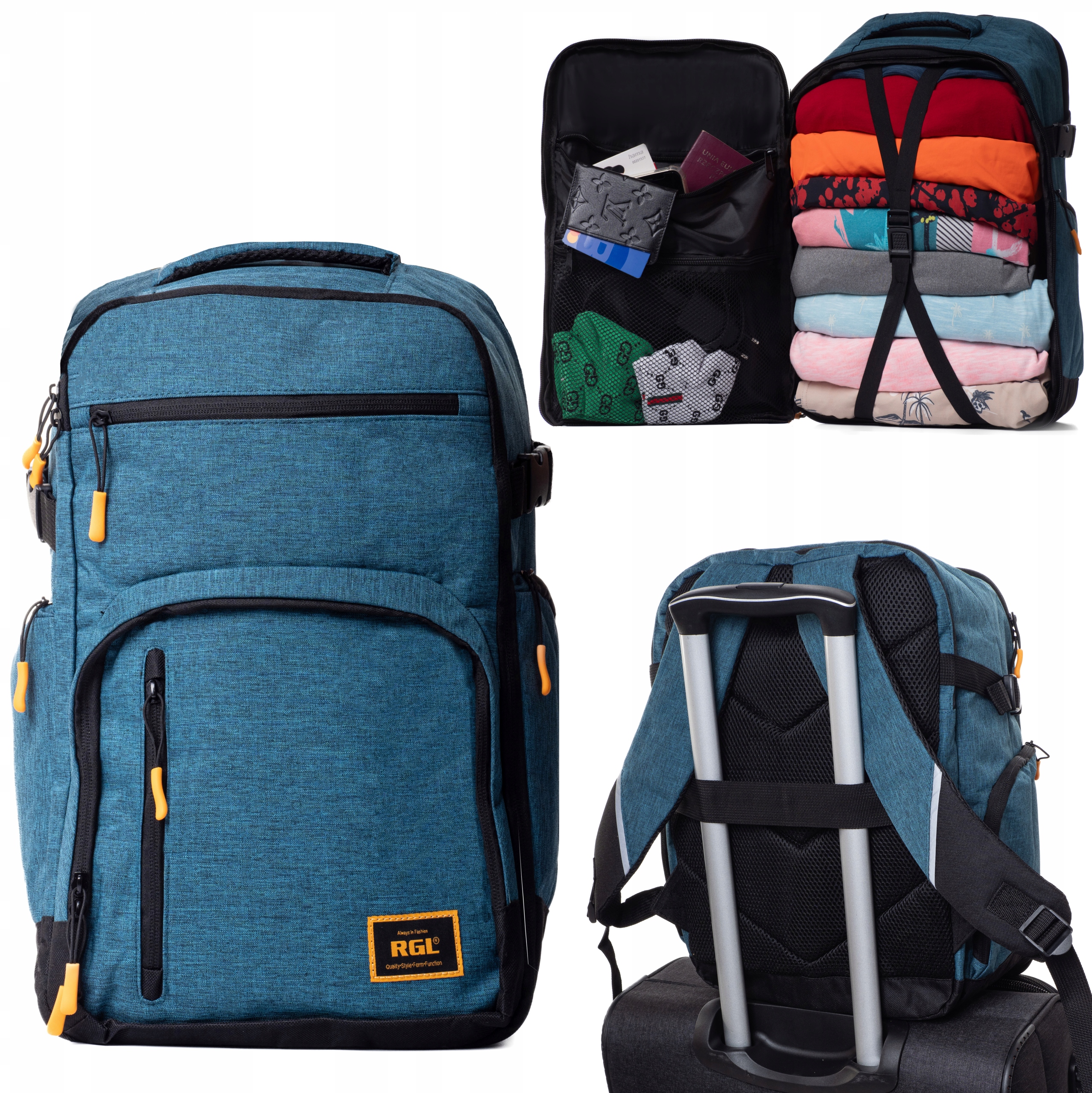 Rgl Batoh na příruční zavazadlo do letadla 40X30X20 Wizzair Ryanair