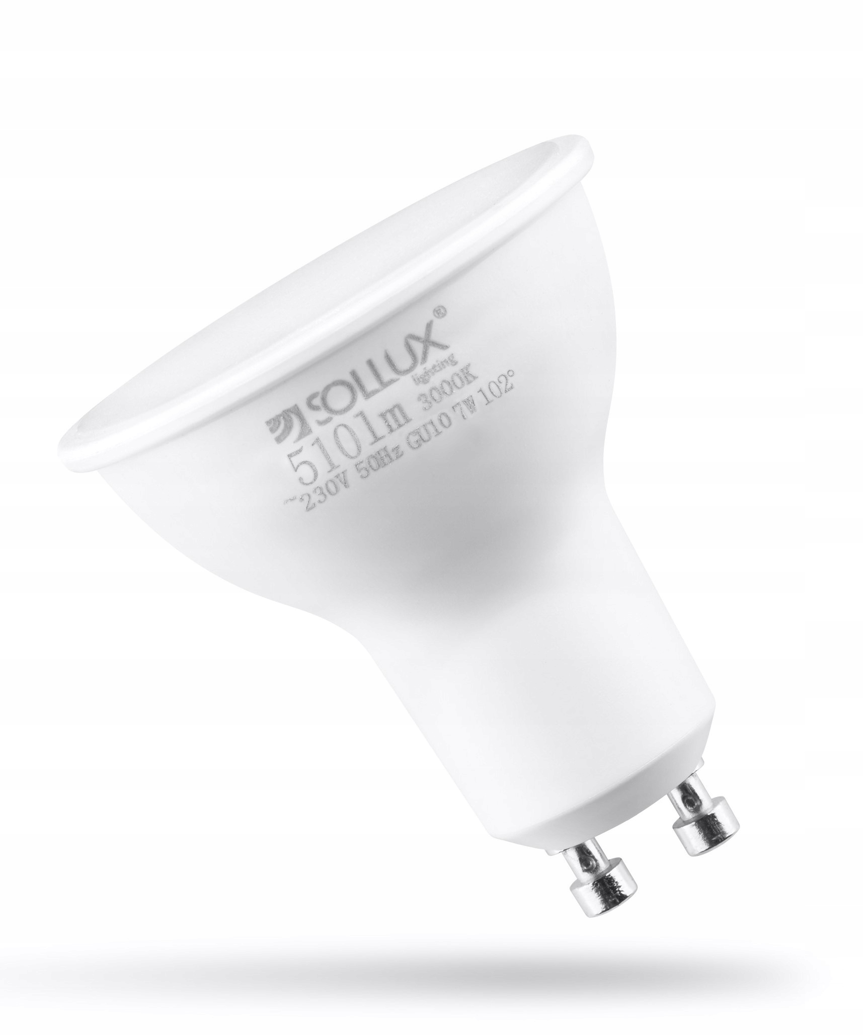

Sollux Żarówka Led GU10 3000K Ciepła 8W 620lm 230V