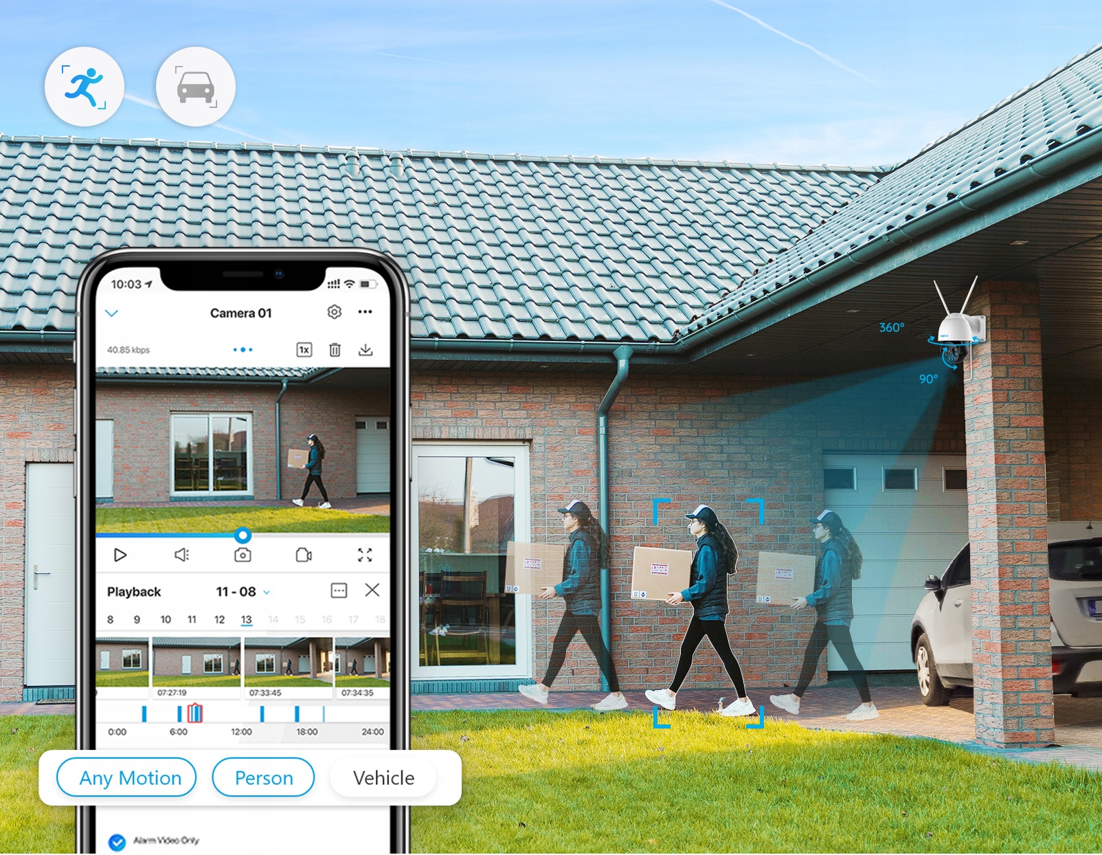 Kamera Reolink RLC-523WA WiFI 2,4GHz i 5GHz + KARTA 64GB Model RLC-523WA