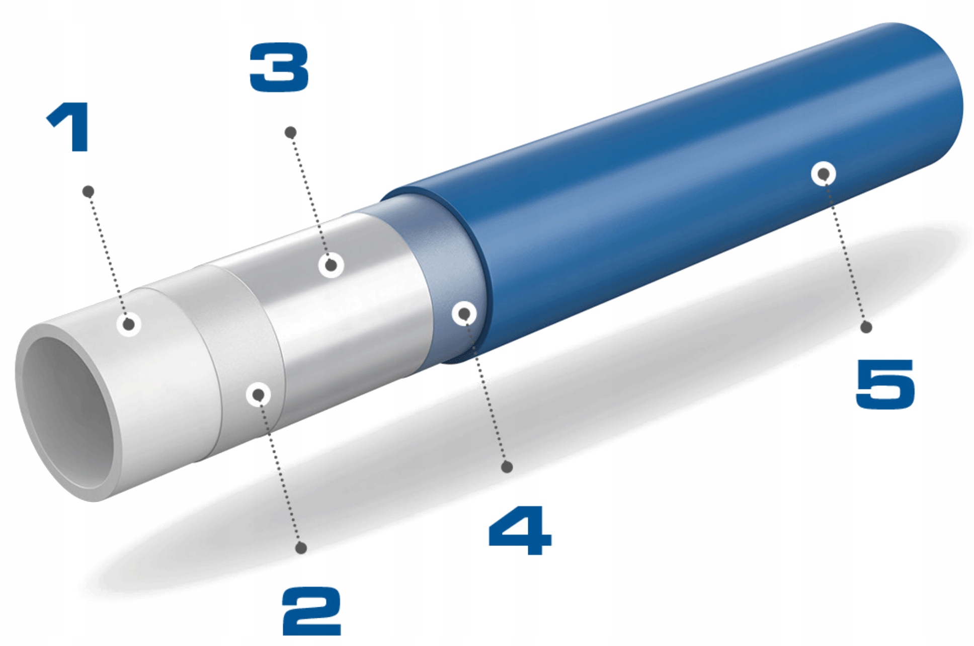 RURA KAN-THERM BLUE FLOOR 16x2mm 600m 5 WARSTW DO PODŁOGÓWKI PE-RT PEX EVOH Marka Kan-therm