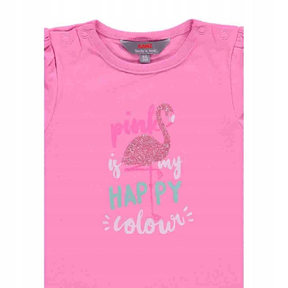 Dziewczęca bluzka z krótkim rękawem, r. 68 Marka Kanz