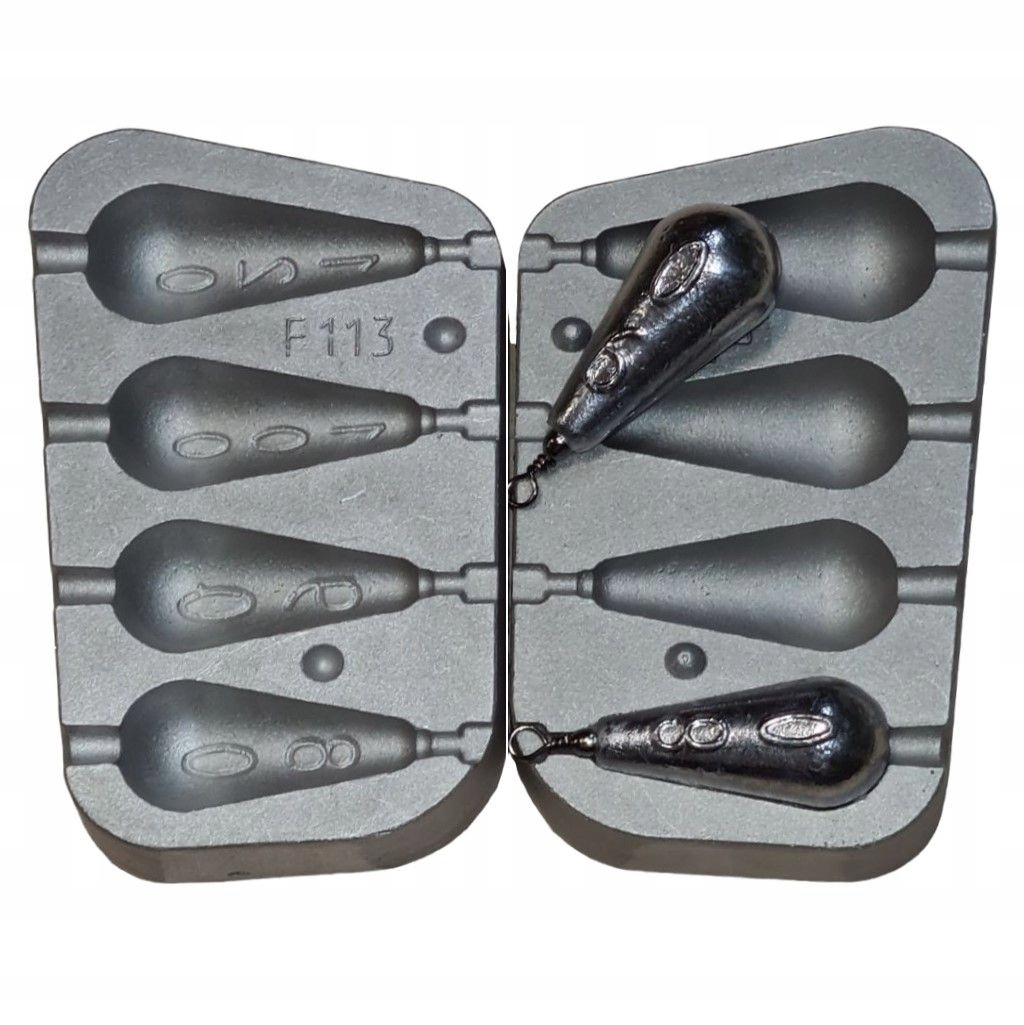 Forma wędkarska do odlewania ciężarków 80 90 100 120 g (F-113)