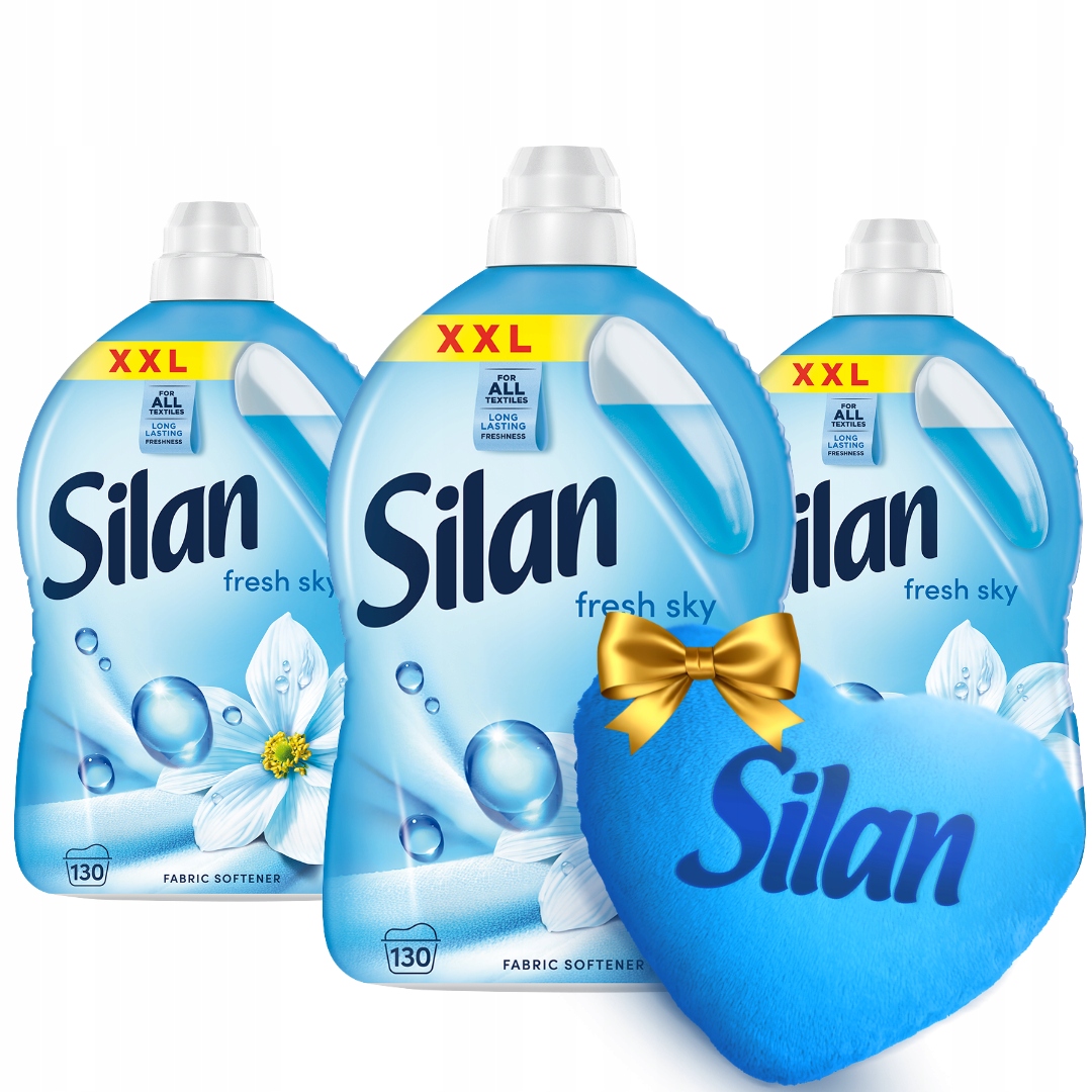 tekutá aviváž Silan Fresh Sky 390 ml 2,86 l x 3