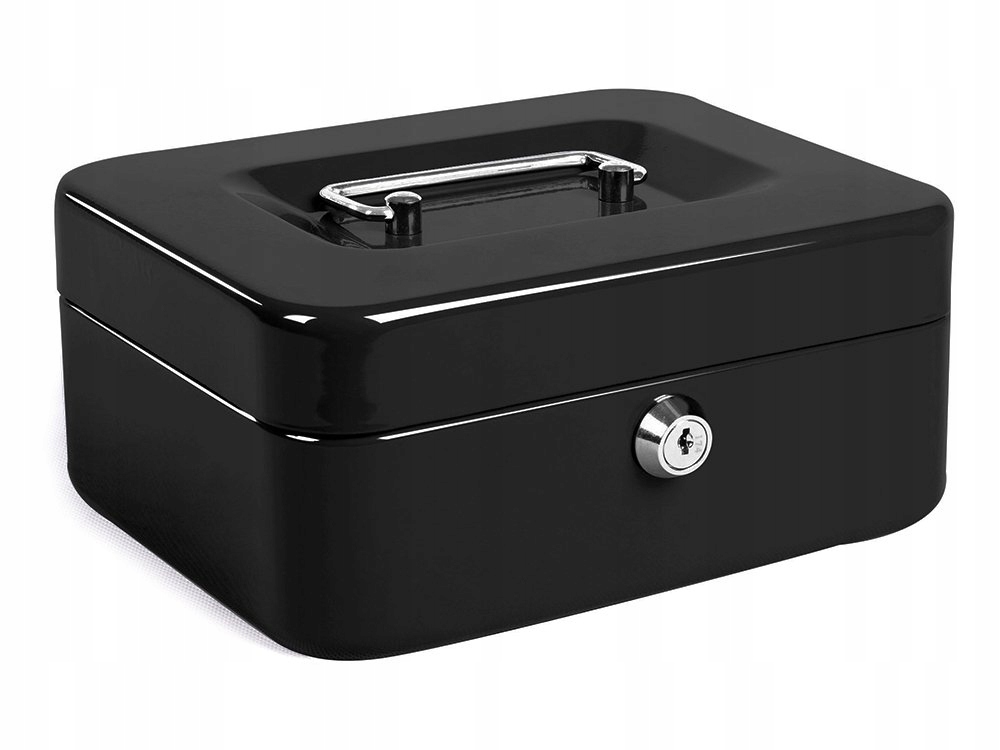 DUŻA KASETKA METALOWA SKRYTKA NA PIENIĄDZE DOKUMENTY SEJF NA KLUCZ XXL Marka Verk Group